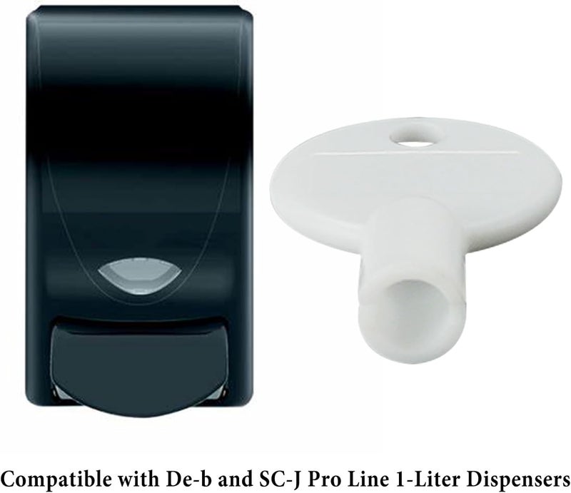 gradora 2PCS Soap Dispensers Keys for De-b SBS Proline SC John-Son Proline Dispensers WHB1LDS TWH1LDS 91128 TBK1LDS 98123 MSS1LDS WYH1LDS WRM1LDS RSH1LDS - Image 4